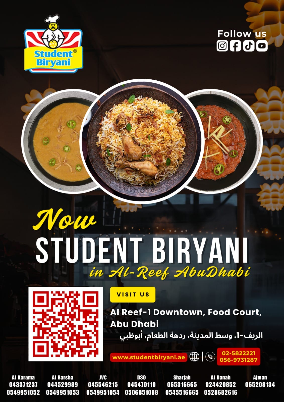 Student Biryani campaign post