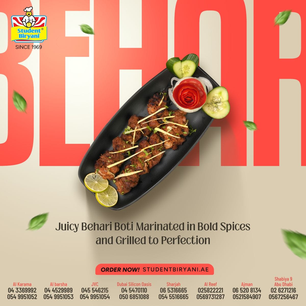Student Biryani campaign post