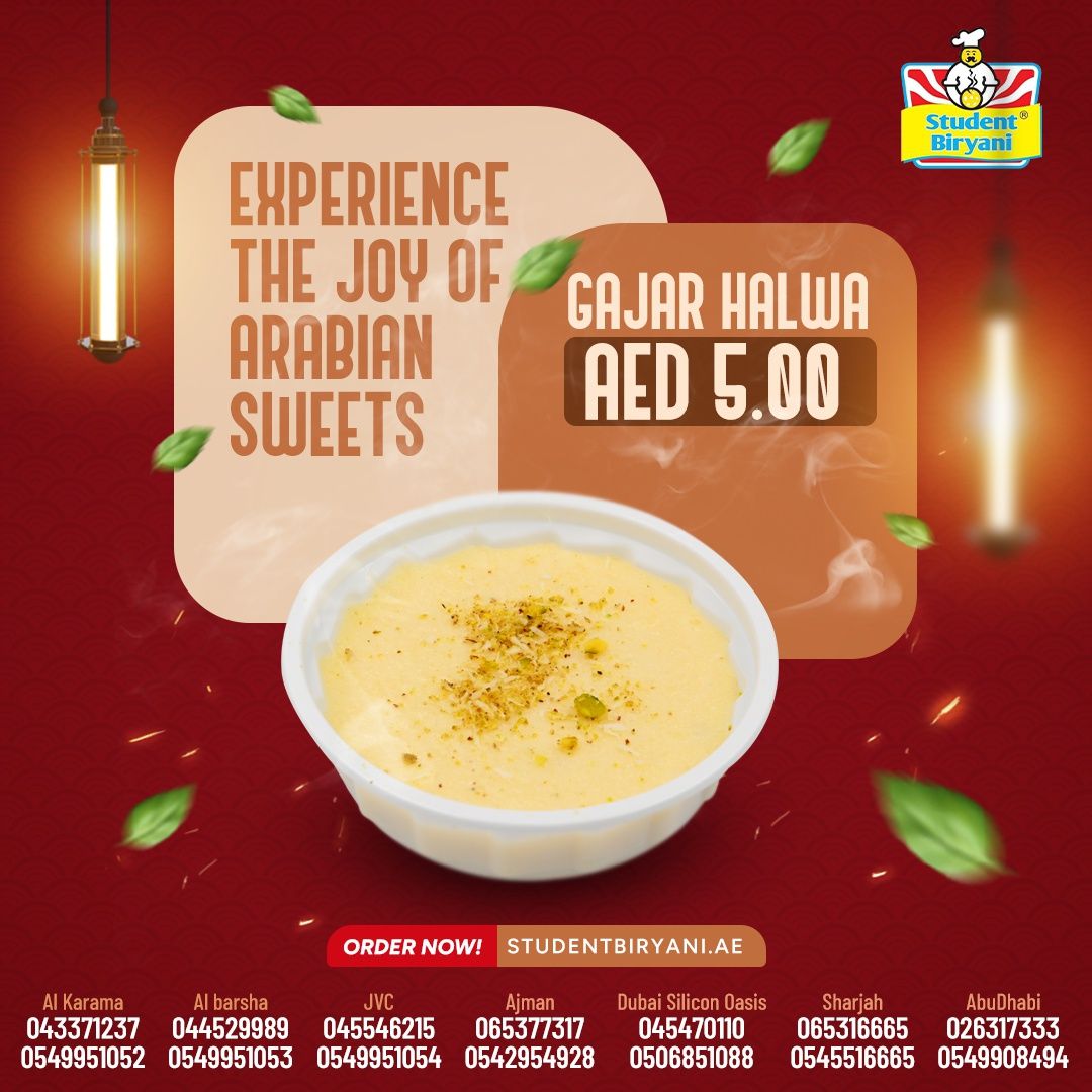 Student Biryani campaign post
