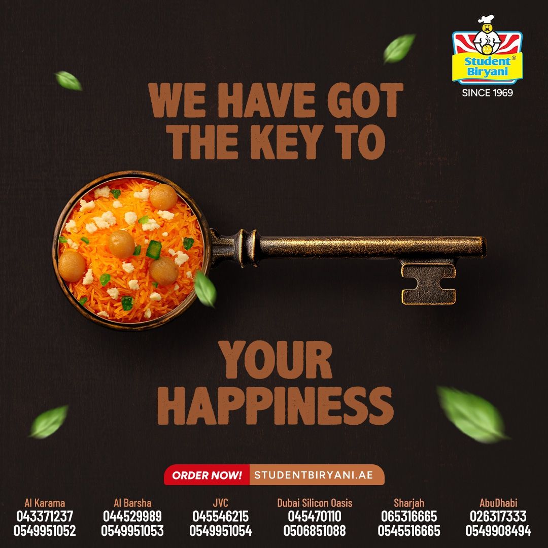 Student Biryani campaign post