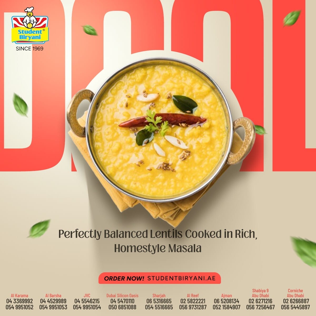 Student Biryani campaign post