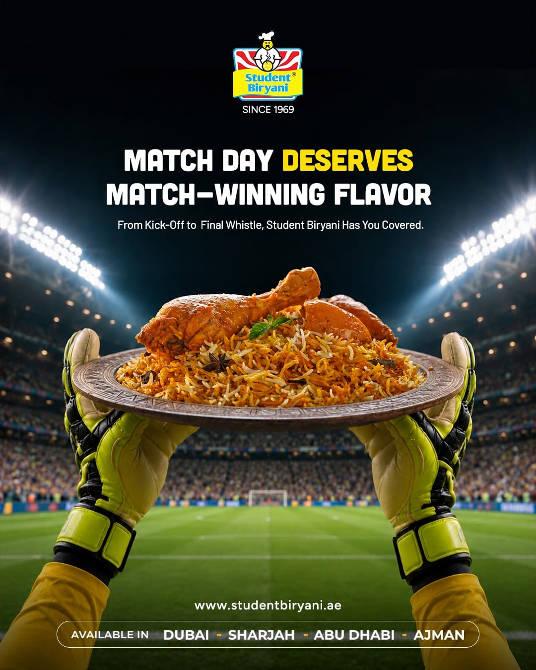 Student Biryani campaign post
