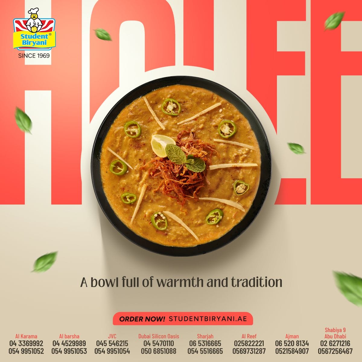 Student Biryani campaign post