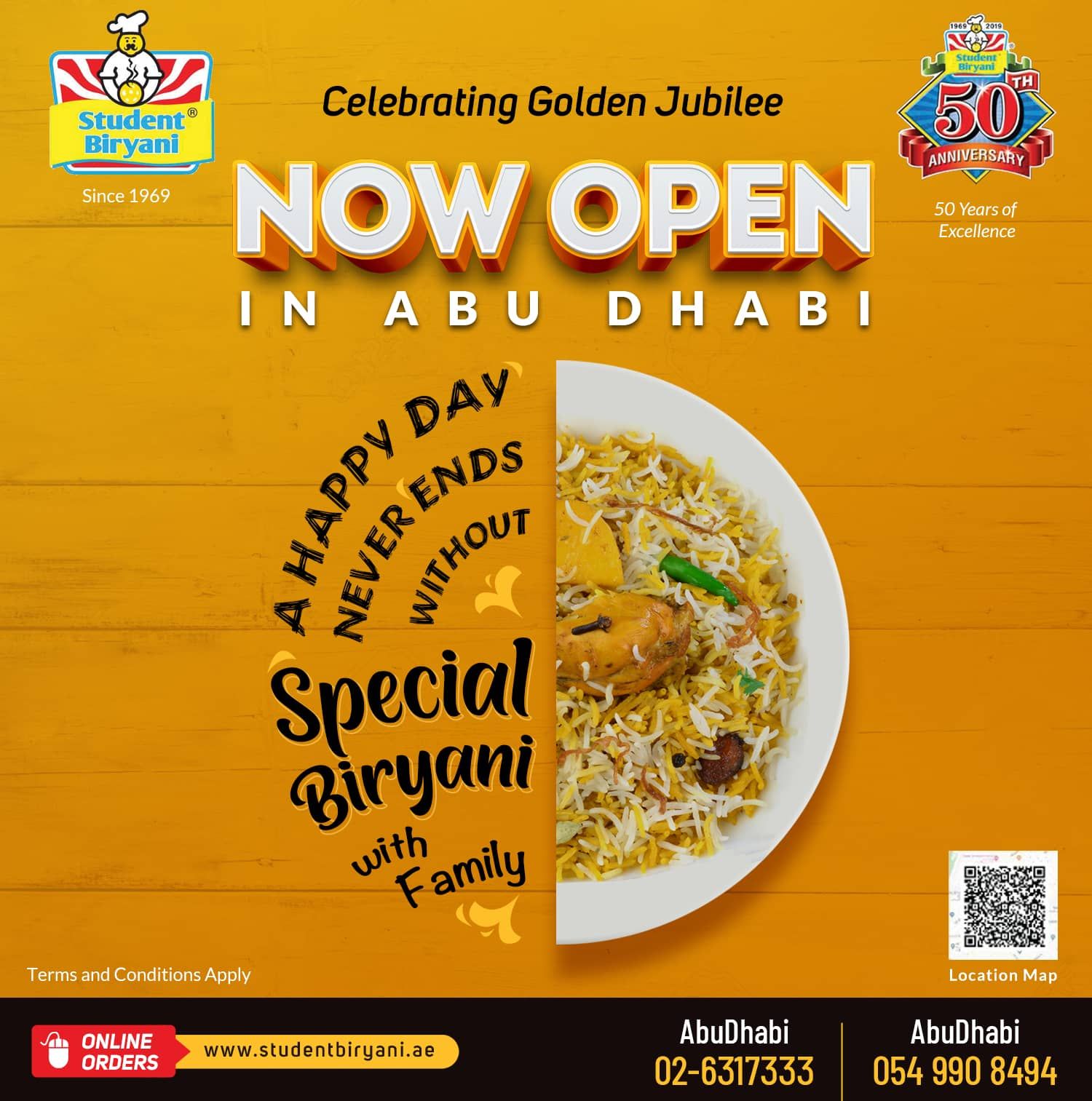 Student Biryani campaign post