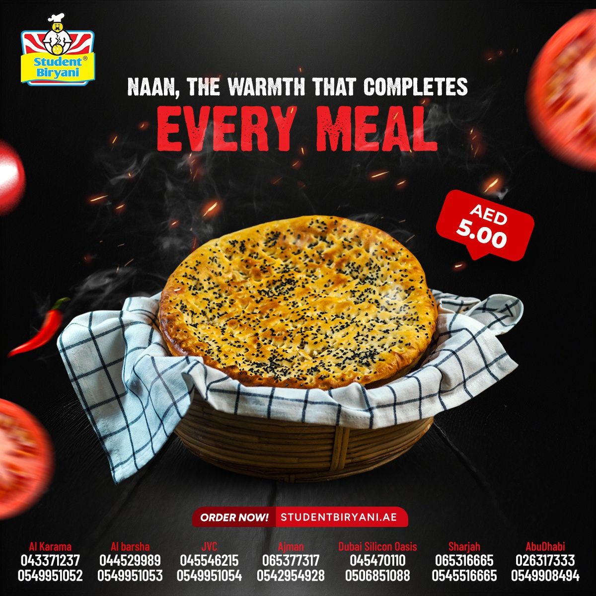 Student Biryani campaign post