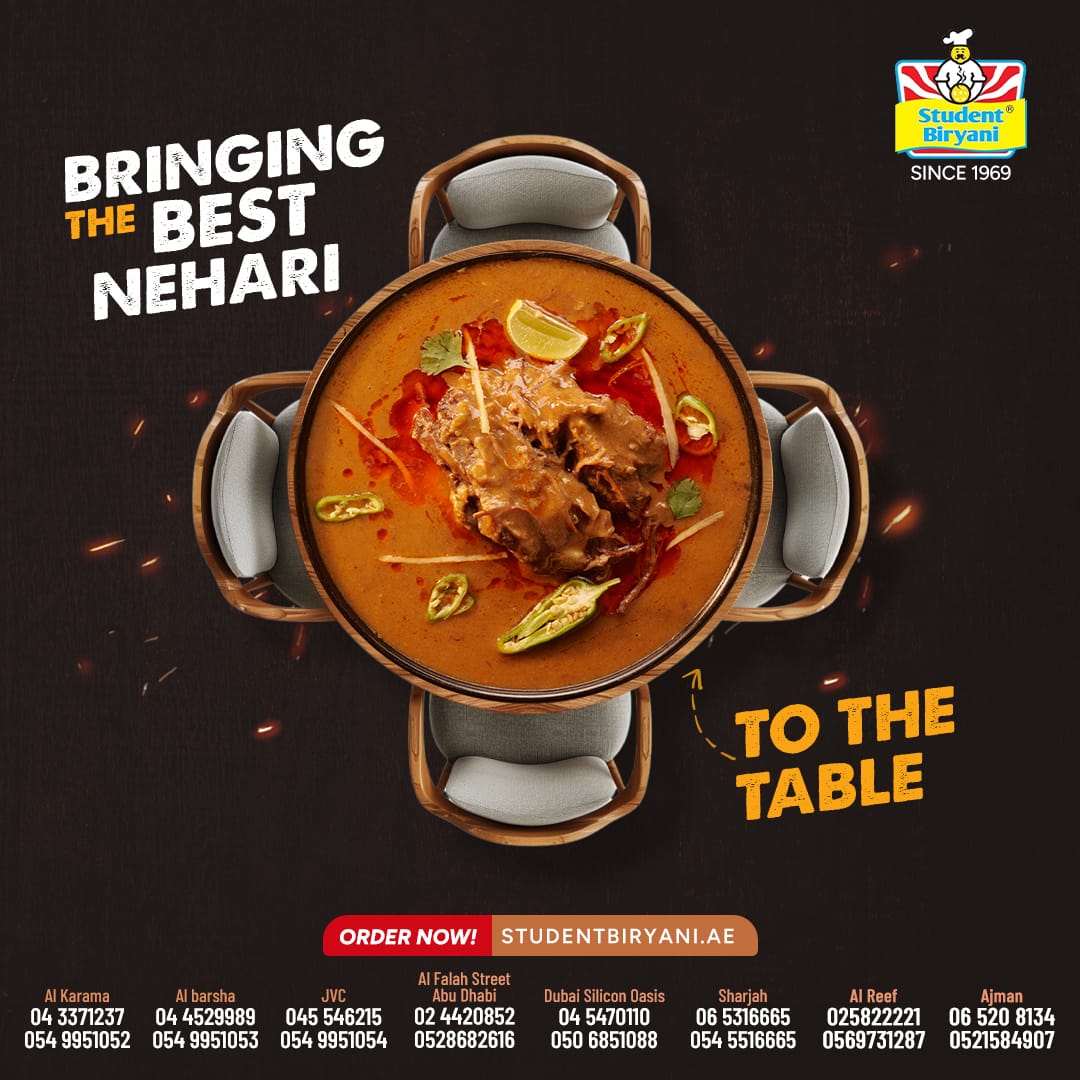 Student Biryani campaign post