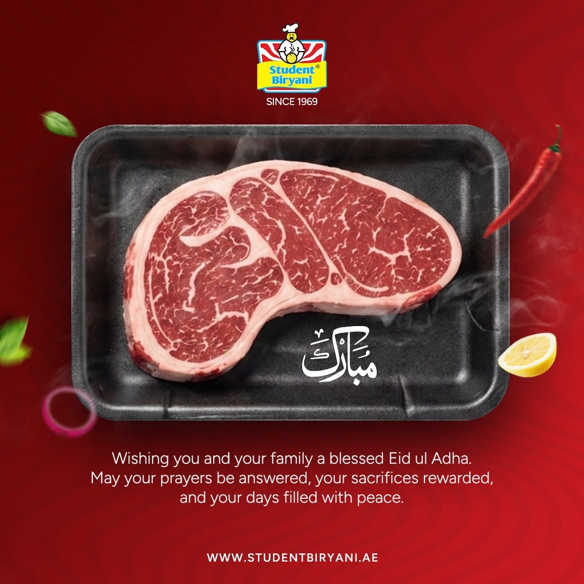 Student Biryani campaign post