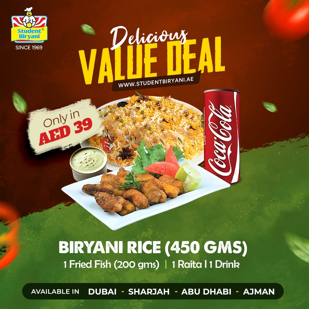 Student Biryani campaign post