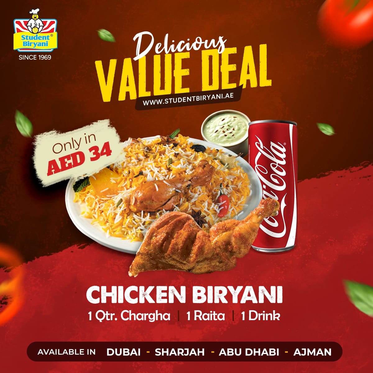 Student Biryani campaign post