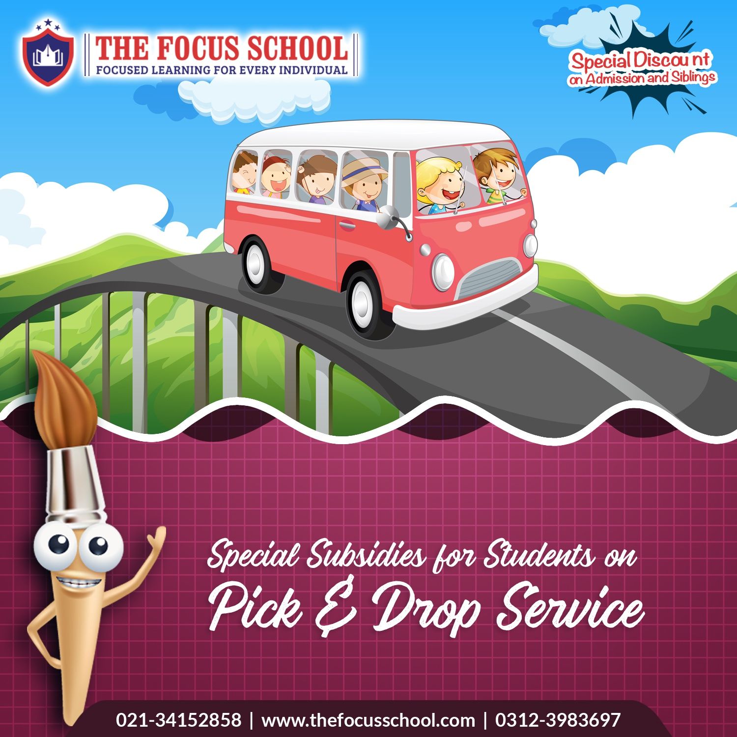 TFS School campaign post