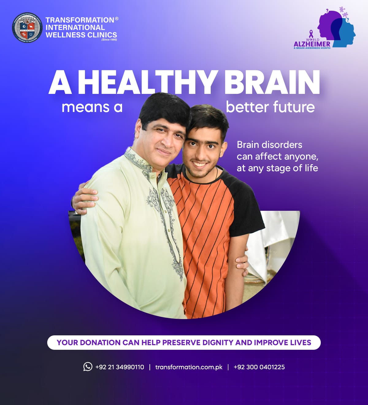 Transformation Wellness Clinic campaign post