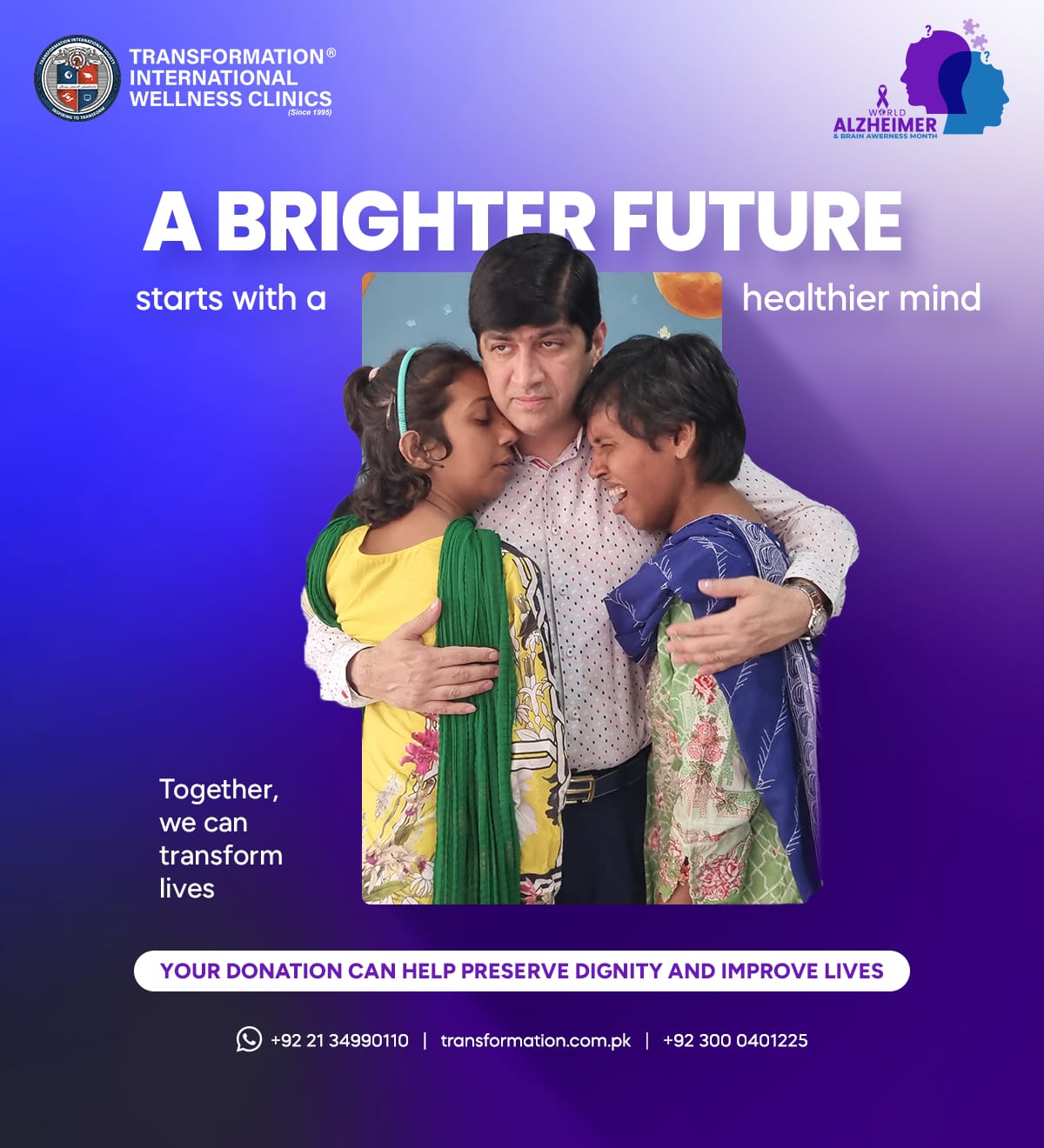 Transformation Wellness Clinic campaign post