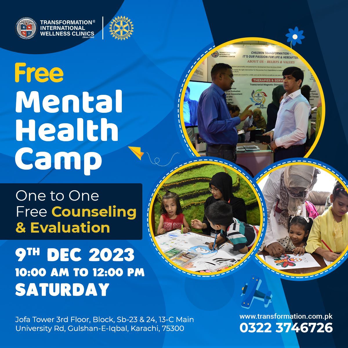 Transformation Wellness Clinic campaign post