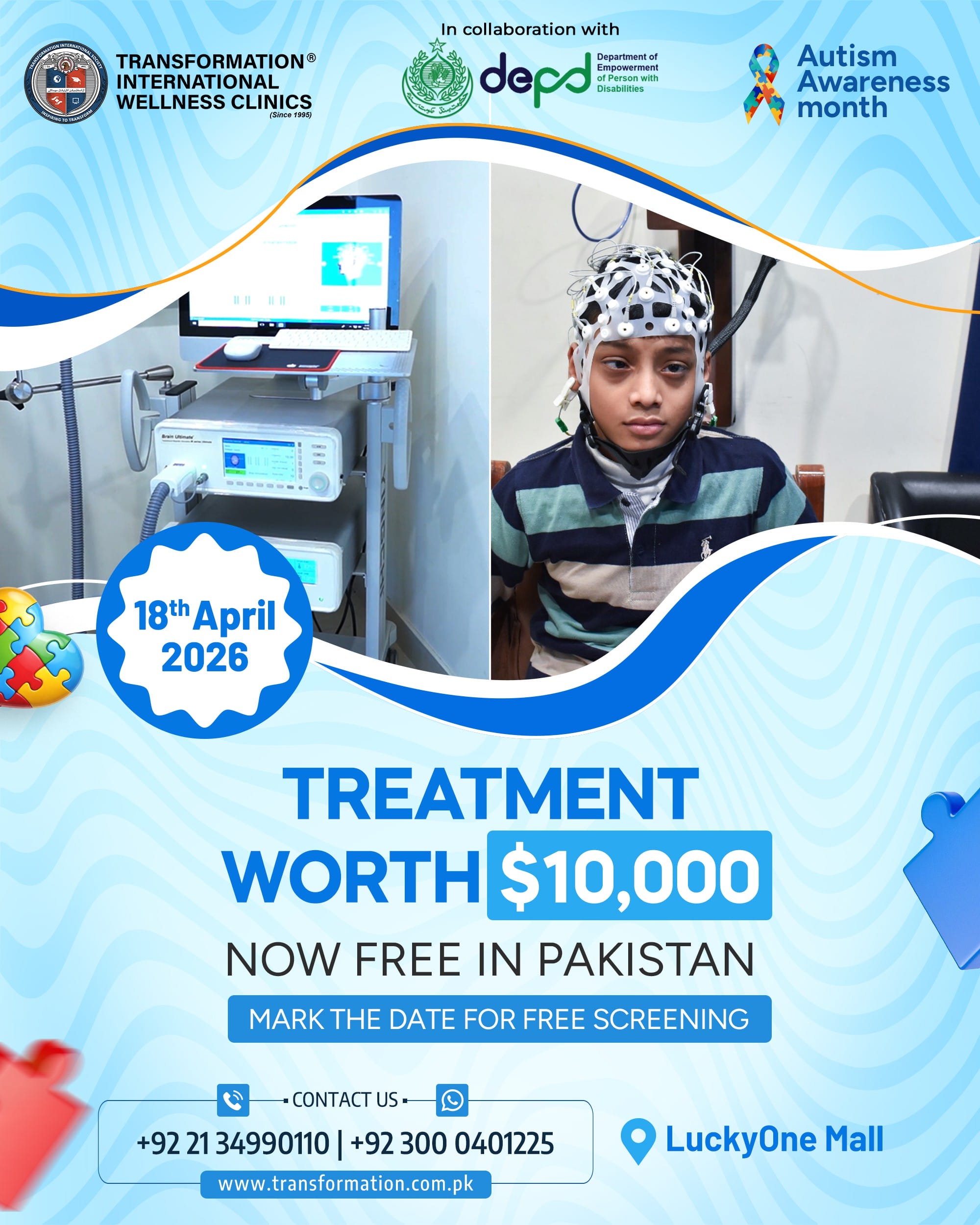 Transformation Wellness Clinic campaign post