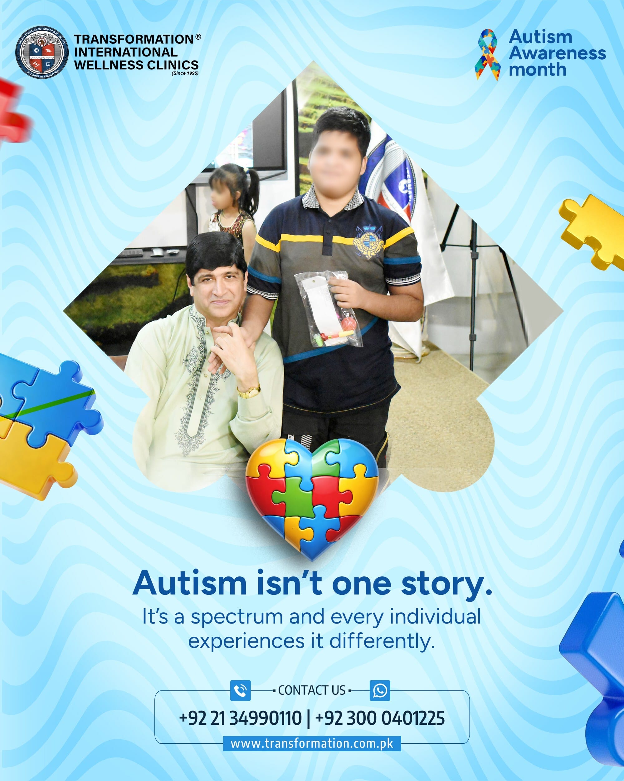 Transformation Wellness Clinic campaign post