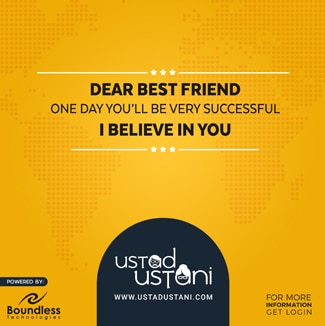 Ustad Ustani campaign post