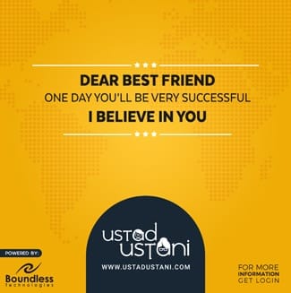 Ustad Ustani campaign post