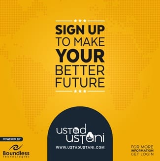 Ustad Ustani campaign post