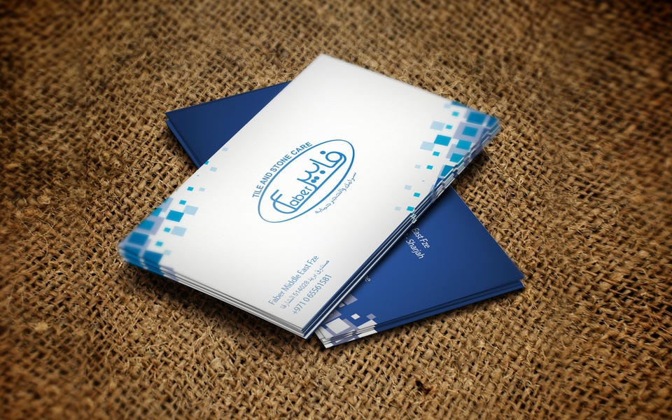 Visiting cards work