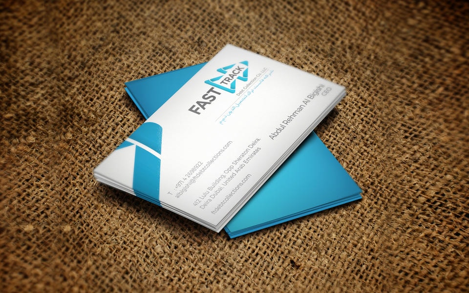 Visiting cards work
