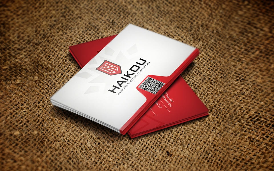 Visiting cards work