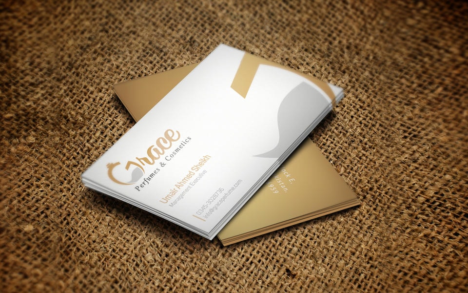 Visiting cards work