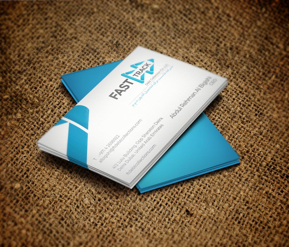 Visiting cards work