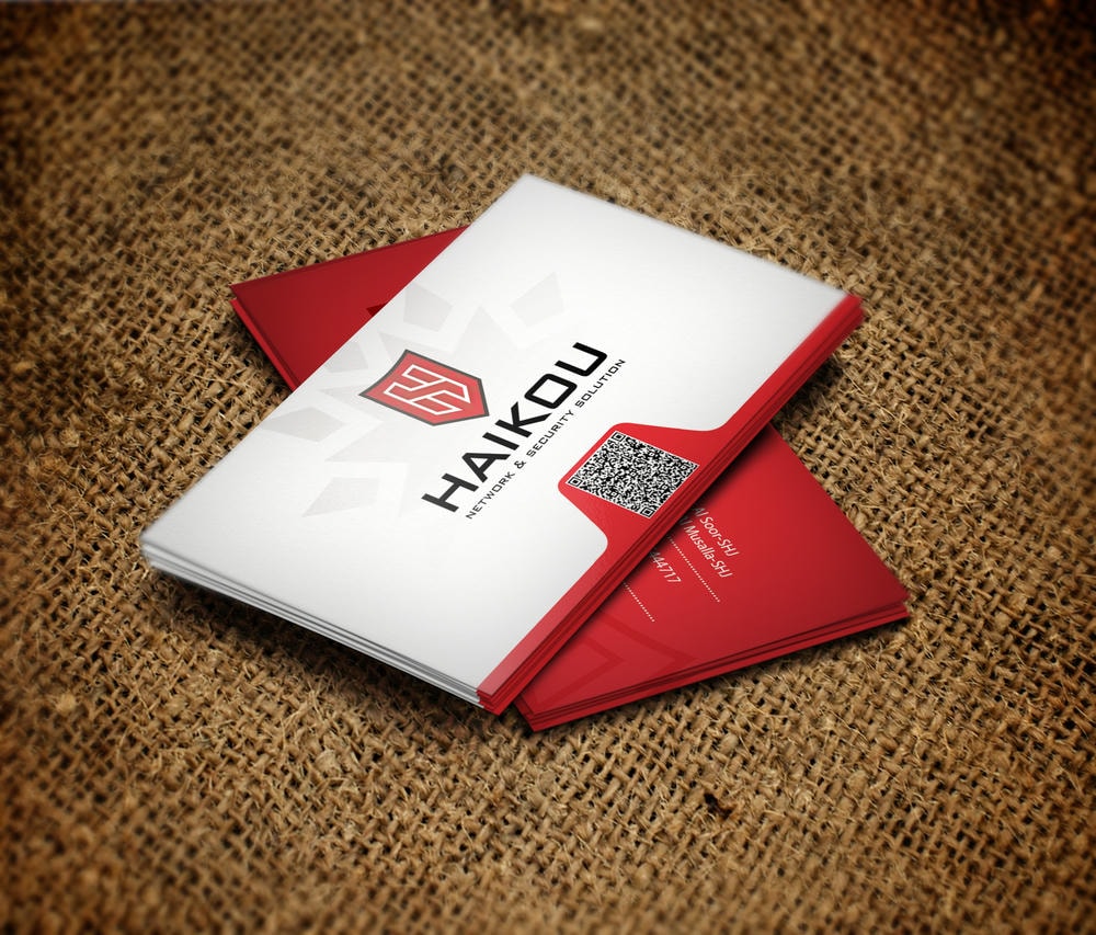Visiting cards work
