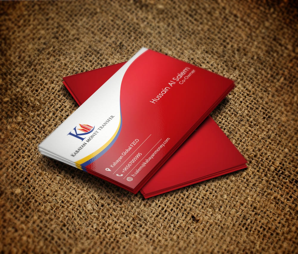 Visiting cards work