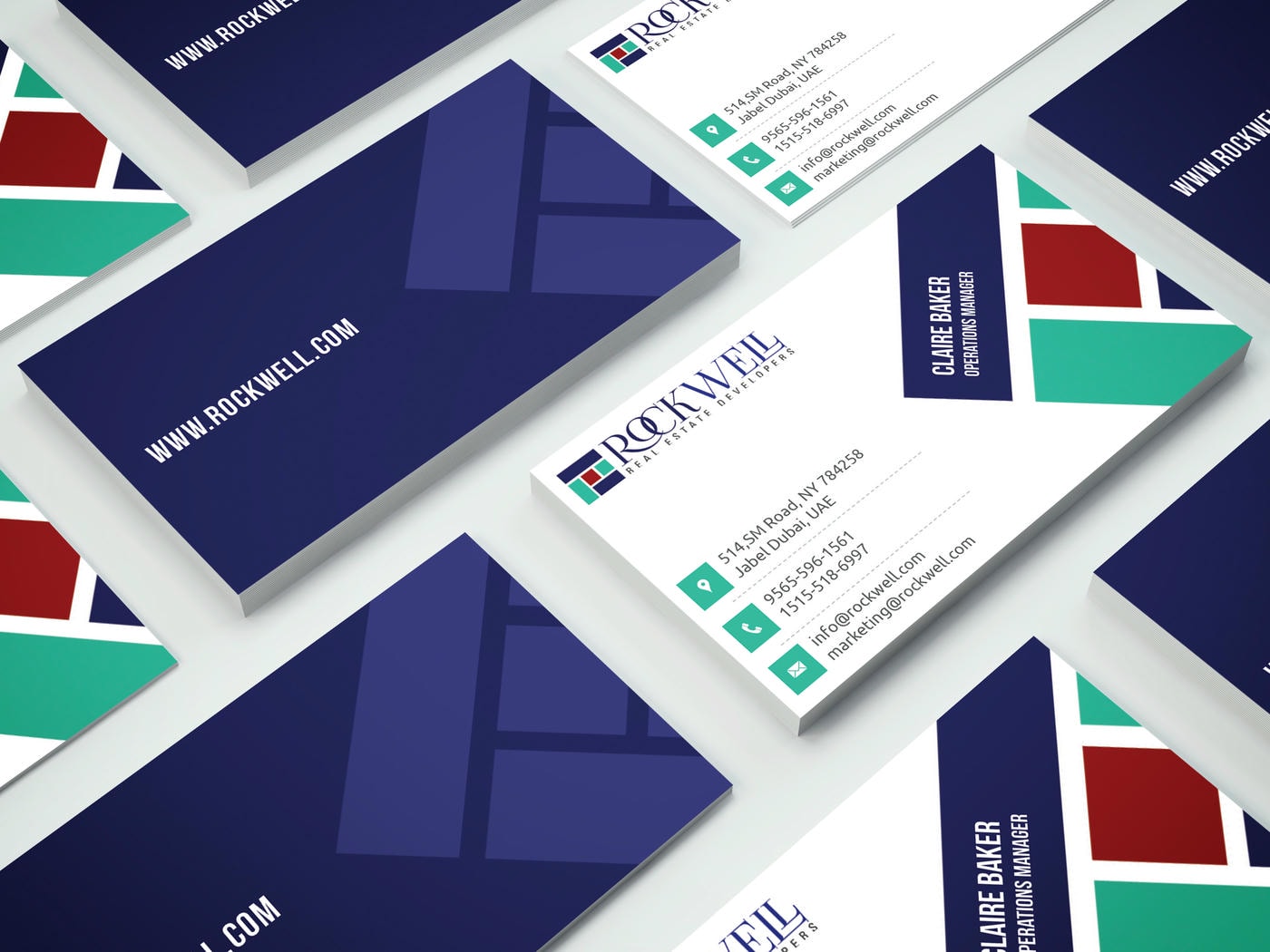 Visiting cards work